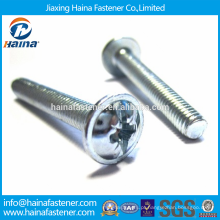 China Supplier Stock DIN967 SS316 em aço inoxidável cabeça parafusos com colarinho